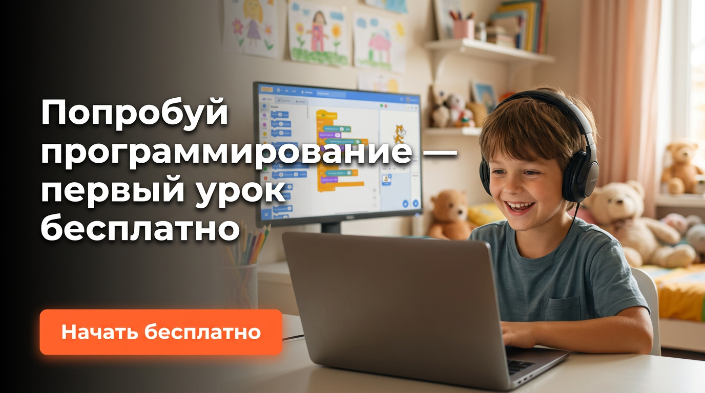 Попробуй программирование — первый урок бесплатно